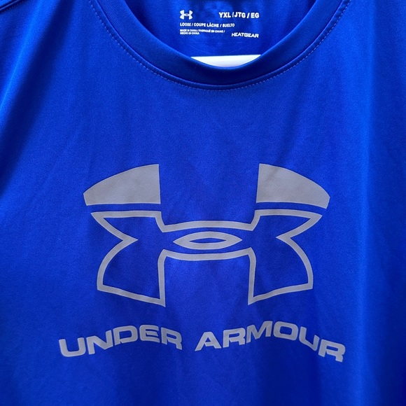Under Armour Royal Blue Muscle Tee - Picture 2 of 4
